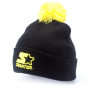Шапка Starter Black Label - Neon Cuff Bobble Knit (black/yellow)