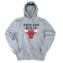 Толстовка Mitchell & Ness - Chicago Bulls Team Logo Hoody (grey heather)