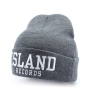 Шапка Starter Black Label - Island Records College Cuff Knit (charcoal/white)