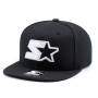 Бейсболка Starter Black Label - Logo Snapback (black/white)