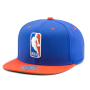 Бейсболка Mitchell & Ness - NBA Logoman 2 Tone Snapback (royal/orange)