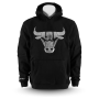 Толстовка Mitchell & Ness - Chicago Bulls Metallic Silver Logo Hoody