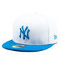Бейсболка New Era - New York Yankees Basic Contrast Visor (white/cardinal blue)
