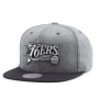 Бейсболка Mitchell & Ness - Philadelphia 76ers Fleece Clear Logo Snapback
