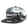Бейсболка Mitchell & Ness - Box Logo Snapback (urban camo/black)