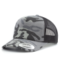 Бейсболка Flexfit - 6606C Camo Trucker Cap (dark camo/black)