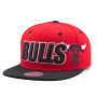 Бейсболка Mitchell & Ness - Chicago Bulls Logo Wordmark Snapback
