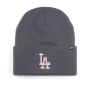 Шапка '47 Brand - Los Angeles Dodgers Haymaker '47 Cuff Knit (charcoal)