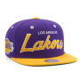 Бейсболка Mitchell & Ness - Los Angeles Lakers 2 Tone Script Snapback