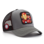 Бейсболка Capslab - Marvel Iron Man (grey)