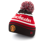 Шапка New Era - Manchester United Wordmark Stripe Blue Bobble Beanie