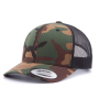 Бейсболка Flexfit - 6606 CA Retro Camo Trucker (green camo)