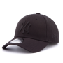 Бейсболка New Era - New York Yankees League Essential 9FORTY (black/black)