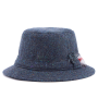 Шляпа Hanna Hats - Walking Hat Navy Fleck Salt & Pepper