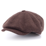 Кепка Laird Hatters - Herringbone Brooklyn (brown)