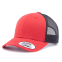 Бейсболка Flexfit - 6606T Retro Trucker (red/black)