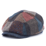 Кепка Stetson - Hatteras Patchwork (brown/red/navy)