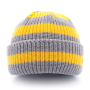 Шапка Hammaburg - Beanie Stripes Wool/Acrylic (grey/yellow)