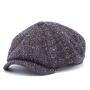 Кепка Wigens - Newsboy Retro Cap (brown/blue)