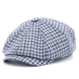 Кепка Stetson - Hatteras Silk/Virgin Wool Houndstooth (blue/brown)