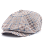 Кепка Lierys - 8-Panel Glencheck Flat Cap (biege)