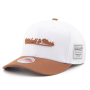 Бейсболка Mitchell & Ness - M&N Branded Comfy Core Stretch Snapback (tan/white)