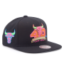 Бейсболка Mitchell & Ness - Summer Nights Snapback NBA Chicago Bulls (black)