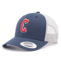 Бейсболка Capandcap Bros - Сapital Letter Trucker (navy/silver)