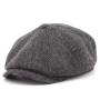 Кепка Stetson - Hatteras Herringbone Harris Tweed Garage Theme (black/olive)