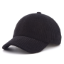 Бейсболка Stetson - Wide-Wale Corduroy Cap (black)