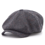 Кепка Wigens - Newsboy Retro Cap (dark grey)