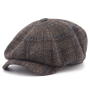 Кепка Wigens - Newsboy Retro Cap (brown navy)